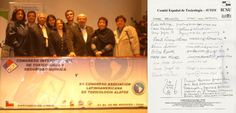 Reunión Promotora de la Red Iberoamericana de Toxicología y Seguridad Química (Chile)