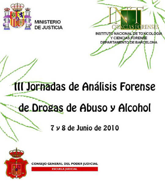 III Jornadas de Análisis Forense de Drogas de Abuso y Alcohol
